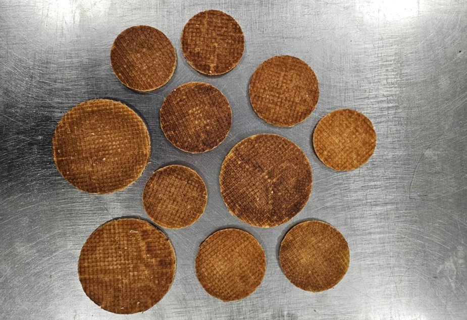 stroopwafel groottes